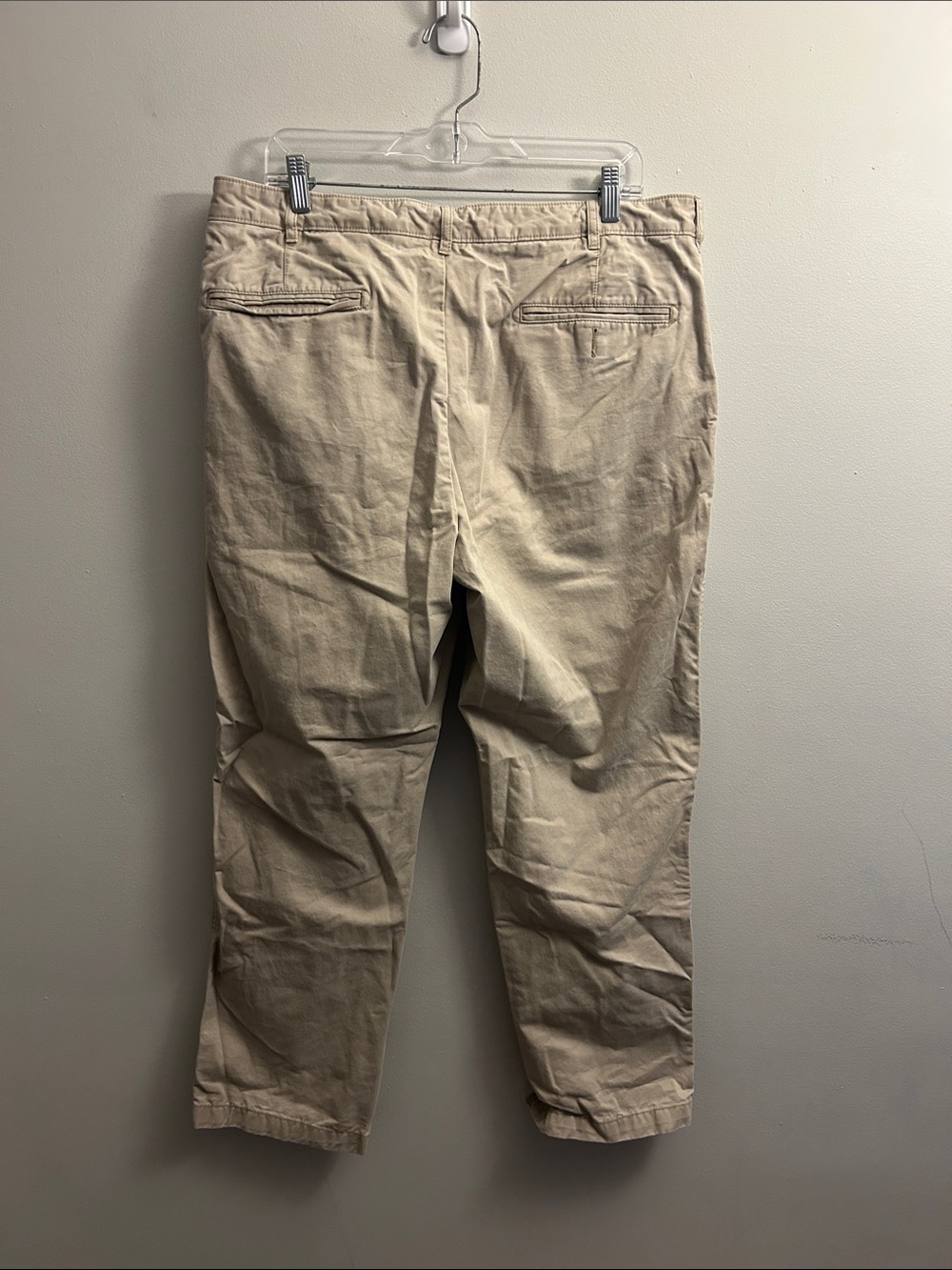 Men's Classic Khaki Pants - Neutral Beige - Picture 2 of 3